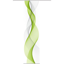 Home Wohnideen Schiebevorhang Dekostoff Digitaldruck Opalia Apfelgrün 245 x 60 cm