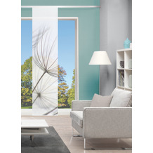 Home Wohnideen Schiebevorhang Digitaldruck Bambus-optik "strelia Mitte" Grau 260 x 60 cm