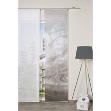 Home Wohnideen Schiebevorhang Digitaldruck Bambus-optik "toupillon" Taupe 260 x 60 cm