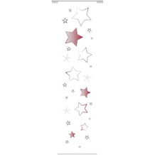 Home Wohnideen STARS Schiebevorhang aus Dekostoff digitalbedruckt rot 245x60 cm
