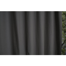 Home Wohnideen TOPIC Kombibandschal aus Dekostoff Uni gefärbt grau 145x140 cm