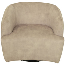 HSM Collection Draai fauteuil - Wit/zwart - Adore 01 - Velours/metaal