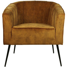 HSM Collection Lounge-Sessel Chester - 72x71x80 - Gold - Adore 14