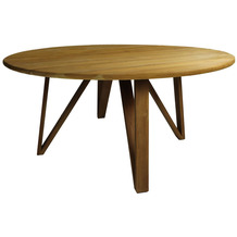 HSM Collection Round dining table - ø140x79 - Natural - Teak