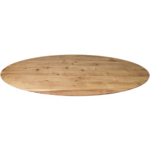 HSM Collection Table Top Oval Swiss Edgte - 120x70x3,8 - Natural - Acacia