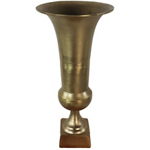 HSM Collection Vase - 28x28x56 - Gold - Aluminium