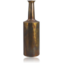 HSM Collection Vase Bari - ø17x55 - Messing Antikgold - Eisen