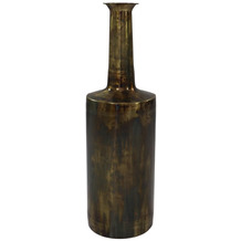 HSM Collection Vase Bergamo Medium - ø20x65 - Messing antikgold - Metall