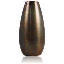 HSM Collection Vase Venedig 2 - ø22x45 - Messing Antikgold - Eisen