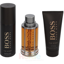 Hugo Boss The Scent Giftset Edt Spray 100ml/Deo Spray 150ml/Shower Gel 100ml 350 ml