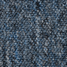 Skorpa Schlingen-Teppichboden Benno blau meliert 400 cm