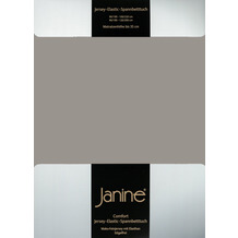 Janine Bettwäsche ELASTIC-JERSEY Elastic-Jersey, 95% Baumwolle, 5% Elasthan vulkan 5002-77 200x200