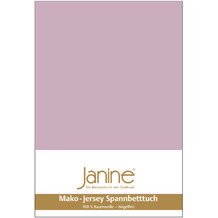 Janine Bettwäsche JERSEY Jersey-Spannbetttuch altrosé 5007-21 200x200