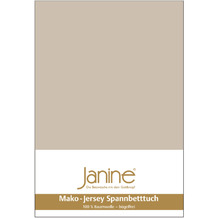 Janine Bettwäsche JERSEY Jersey-Spannbetttuch naturell 5007-19 200x200
