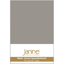 Janine Spannbetttuch MAKO-FEINJERSEY Mako-Feinjersey vulkan 5007-77 200x200