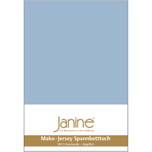 Janine Bettwsche MAKO-FEINJERSEY Mako-Feinjersey perlblau 5007-32 Kissenbezug 40x40