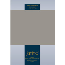 Janine Topper Spannbetttuch TOPPER Elastic-Jersey vulkan 5001-77 200x200