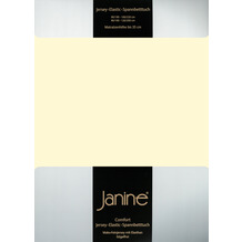 Janine Comfort-Jersey-Spannbettuch Elastic champagner Spannbettlaken 200x200