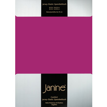 Janine Comfort-Jersey-Spannbettuch Elastic fuchsia Spannbettlaken 200x200