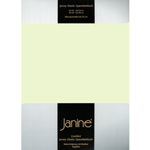 Janine Comfort-Jersey-Spannbettuch Elastic limone Spannbettlaken 200x200