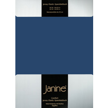 Janine Comfort-Jersey-Spannbettuch Elastic marine Spannbettlaken 200x200