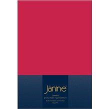 Janine Comfort-Jersey-Spannbettuch Elastic rot Spannbettlaken 200x200