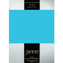 Janine Comfort-Jersey-Spannbettuch Elastic türkis Spannbettlaken 200x200