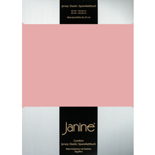 Janine Comfort-Jersey-Spannbettuch Elastic zartmauve Spannbettlaken 200x200