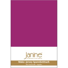 Janine Jersey-Spannbetttuch Jersey fuchsia Spannbettlaken 200x200