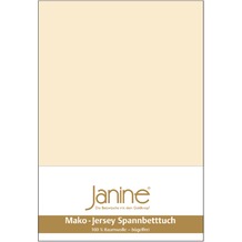 Janine Jersey-Spannbetttuch Jersey leinen Spannbettlaken 200x200