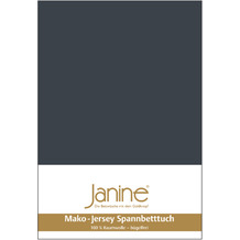 Janine Jersey-Spannbetttuch Jersey titan Kissenbezug 40x40