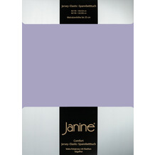 Janine Spannbetttuch ELASTIC-JERSEY Elastic-Jersey lavendel 5002-525 150x200