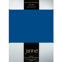 Janine Spannbetttuch ELASTIC-JERSEY Elastic-Jersey royalblau 5002-272 200x200