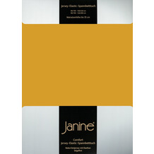 Janine Spannbetttuch Elastic-Jersey honiggold 200x200