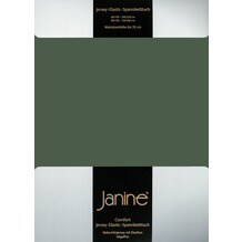 Janine Spannbetttuch Elastic-Jersey olivgrün 200x200
