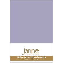 Janine Spannbetttuch MAKO-FEINJERSEY Mako-Feinjersey lavendel 5007-525