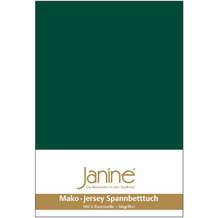 Janine Spannbetttuch MAKO-FEINJERSEY Mako-Feinjersey waldgrün 5007-677 200x200