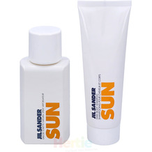 JIL Sander Sun Women Giftset Edt Spray 75ml/Hair-Body Shampoo 75ml 150 ml