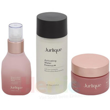 Jurlique Face Trio Rosewater Mist 50ml/Activating Water 75ml/Rose Cream 50ml 175 ml