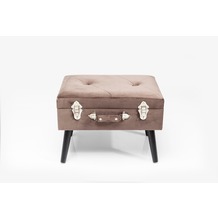 Kare Design Fußhocker Suitcase Braun