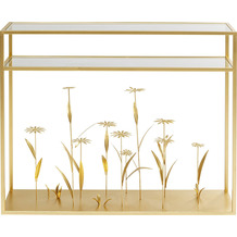 Kare Design Konsole Flower Meadow Gold 100