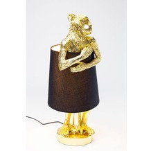 Kare Design Tischleuchte Animal Monkey Gold