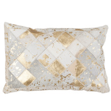 Kayoom Kissen Lavish Pillow 210 Elfenbein / Gold 40 x 60 cm