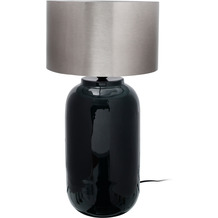Kayoom Tischlampe Art Deco 725 Dunkelgrün / Silber