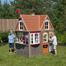 Kidkraft Greystone Cottage Spielhaus mit EZ Kraft Assembly
