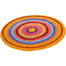 Kleine Wolke Badteppich MANDALA Multicolor 60 cm rund