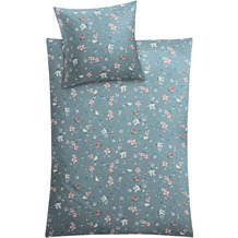 Kleine Wolke Bettwäsche Florina Hellblau 	
Komfort Bettbezug 155x220, Kissenbezug 80x80cm