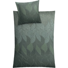Kleine Wolke Bettwäsche Jamiro Tannengrün Standard Bettbezug 135x200, Kissenbezug 80x80cm