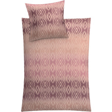 Kleine Wolke Bettwäsche Tebas Pastellrose Standard Bettbezug 135x200, Kissenbezug 80x80cm