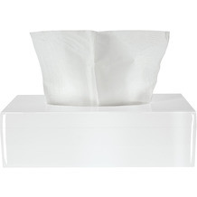 Kleine Wolke Box Tissue Box Weiss M 13,5 x 11,3 x 25 cm
